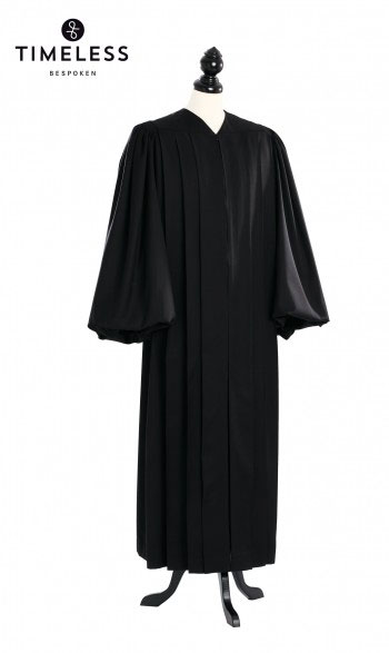 Geneva Clergy Talar, TIMELESS silver wool