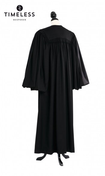 Plymouth Clergy Talar, TIMELESS silver wool