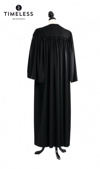 Traditional Geneva Clergy Talar, TIMELESS silver wool