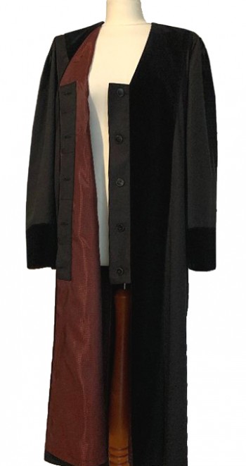 Bishop Clergy Talar, TIMELESS silver wool