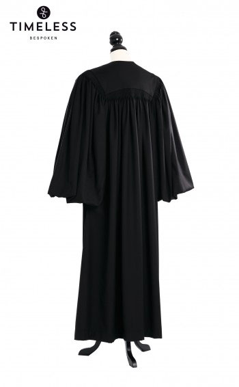 Custom Cleric Clergy Talar Gold, TIMELESS silver wool