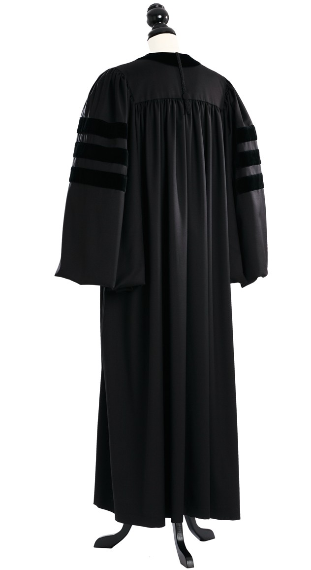 Deluxe Black Clergy Talar